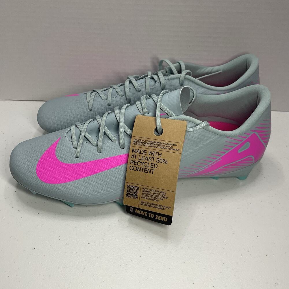Nike Mens Size 12 Cleats Air Zoom Mercurial FG Blue Vapor 16 Academy Soccer